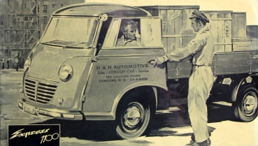 Goliath Express 1100 Modelprogram 1955 Carbrochure (7249)